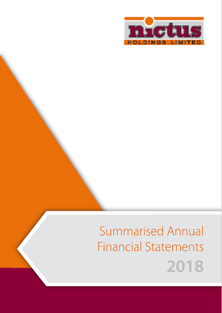 Financial Statement 2018 Summary